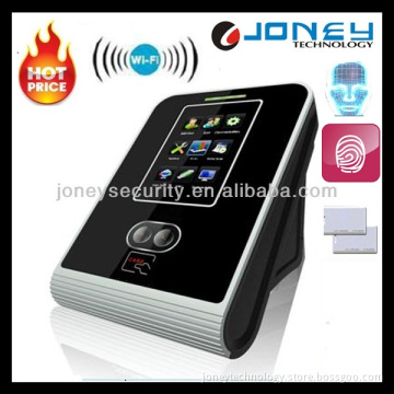 3 Inch TFT Touch Screen TCP/IP, USB. WiFi RFID and Face Recognition Time Attendance Terminal